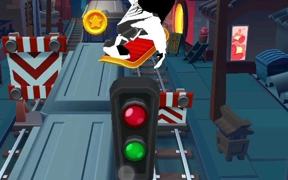 地铁跑酷左灯公益图标