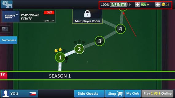 斯诺克全明星无限能量版