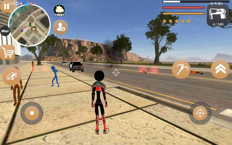 火柴人绳索英雄