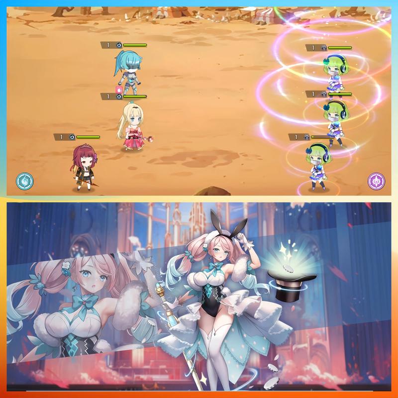 多动漫人物混合的手游