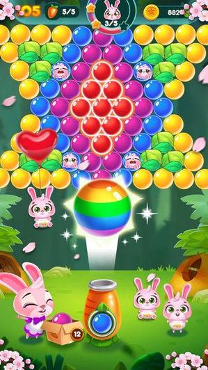 兔子泡泡龙游戏闯关版