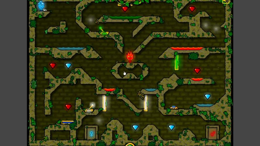 森林冰火人无敌版小游戏