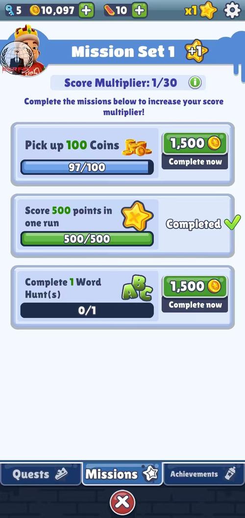 地铁跑酷EURFEX菜单安卓版