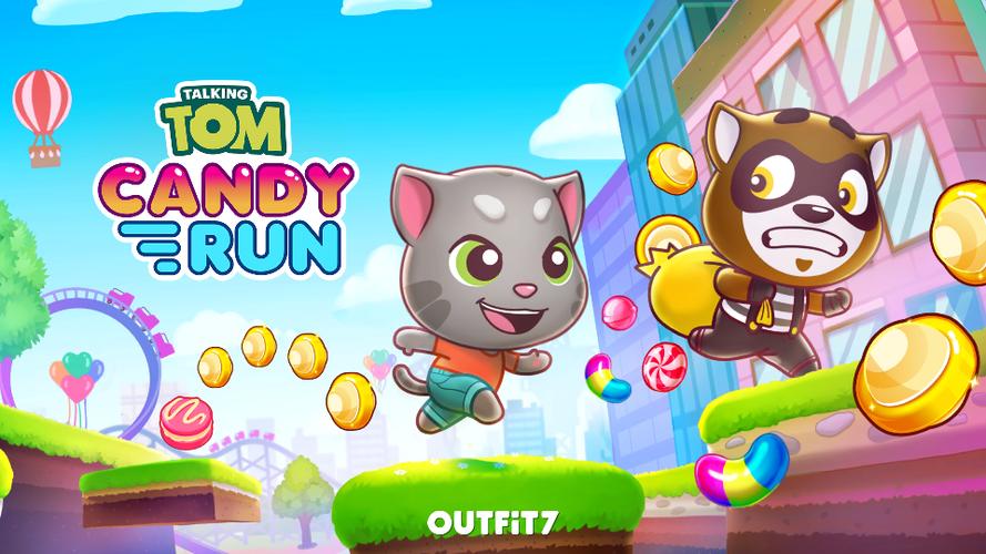 汤姆猫快跑破解版无限金币钻石加速永久游戏截图