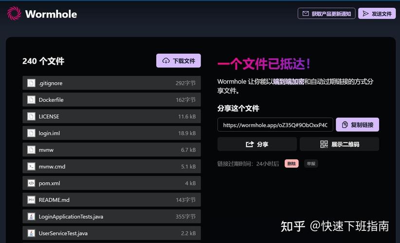 wormhole官网文件传输