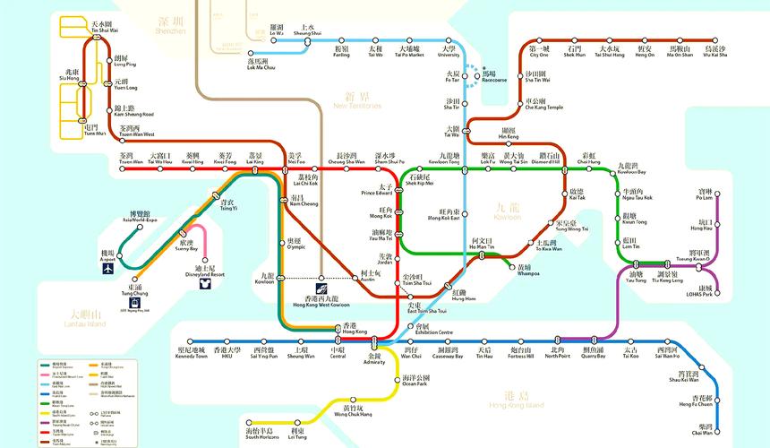 香港地铁线路赚钱版