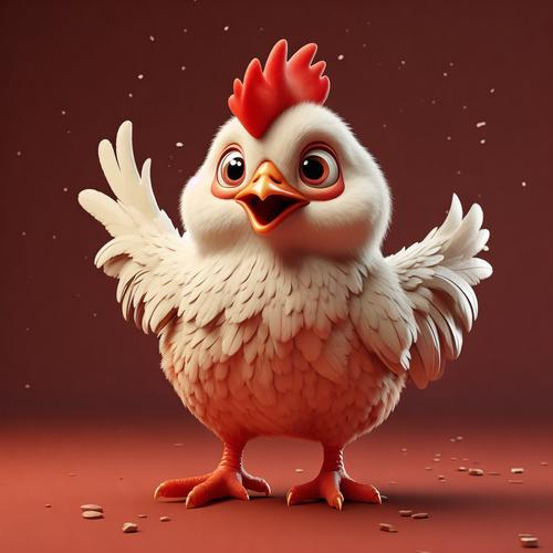 鸡的沙雕头像红色版游戏截图