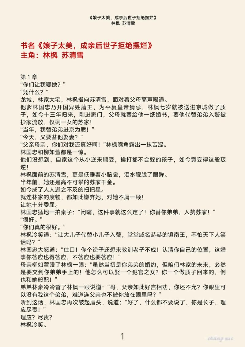 雪枫小说免费版