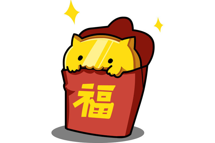 摆摊赚钱领红包福图标