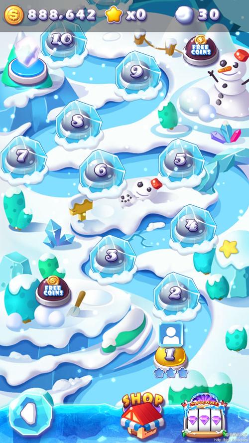 冰雪消除破解版无限钻石
