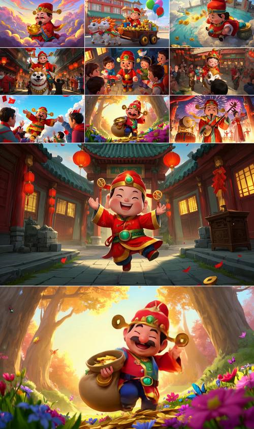 财神小童子红包版2022