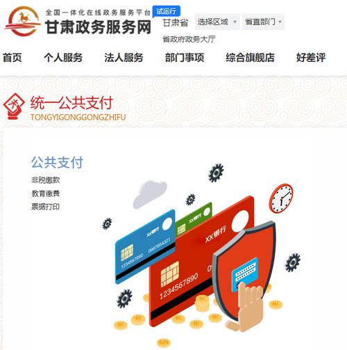 甘肃政务服务网统一公共支付平台游戏截图