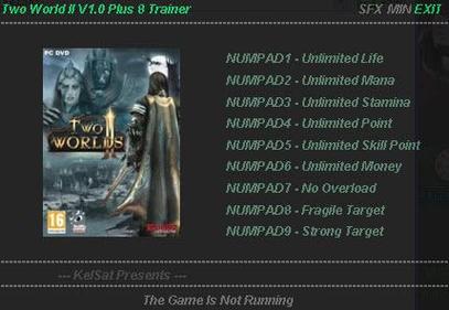 两个世界2修改器两个世界2十属性修改器 v1.3游戏截图