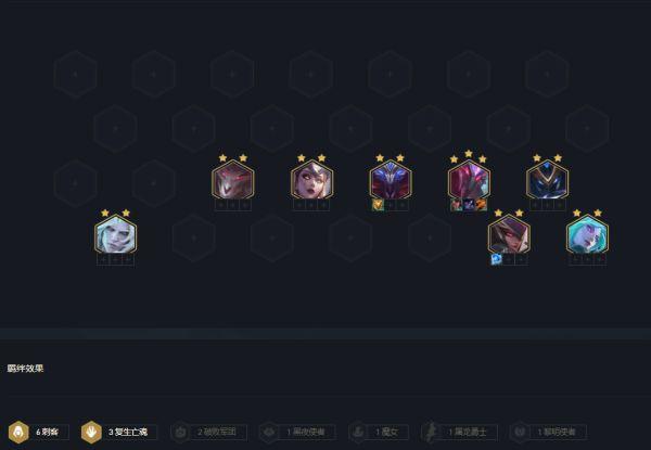 《云顶之弈》复生亡魂刺客阵容怎么玩11.12版本4亡魂6游戏截图